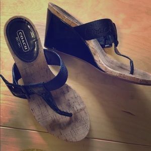 Coach wedges!